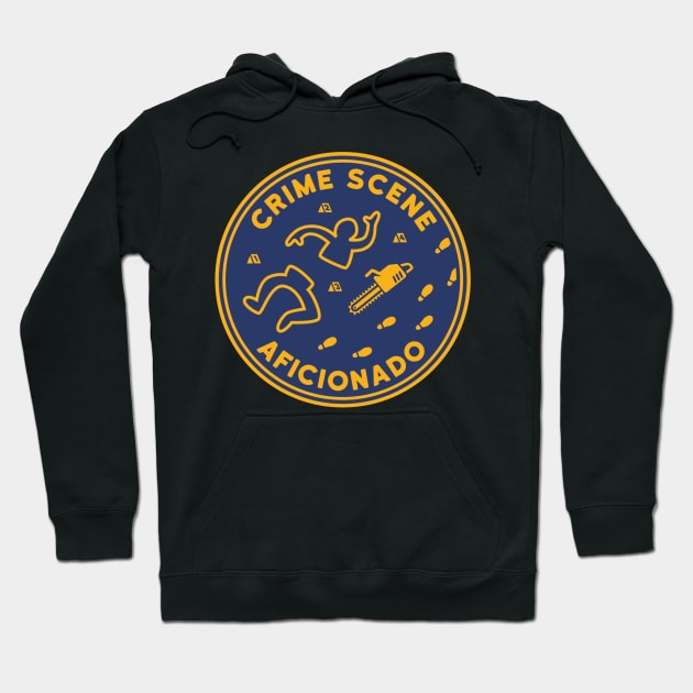 Crime Scene Aficionado Hoodie by B McCormick ART